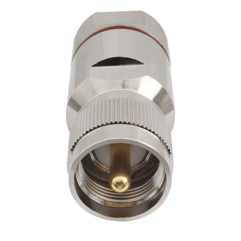 eifagur ï¼ˆPack of 2ï¼‰ Connector PL-259 UHF Male 1/2" for Corrugated Copper Standard Andrew Heliax RF Cable - Image 5